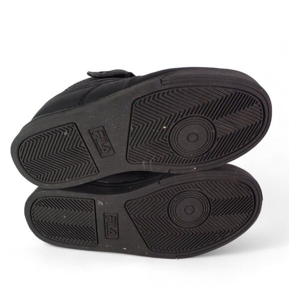 Fila Vulc 13 Mid Basketball Sneakers "Triple Black" 3CM00175-001 Youth 12 - Picture 8 of 11